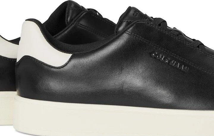Cole Haan Grandpro Luxe Slip-On Sneakers Men's Shoes Black/Ivory : 8.5 D - Medium, Leather - Image 7