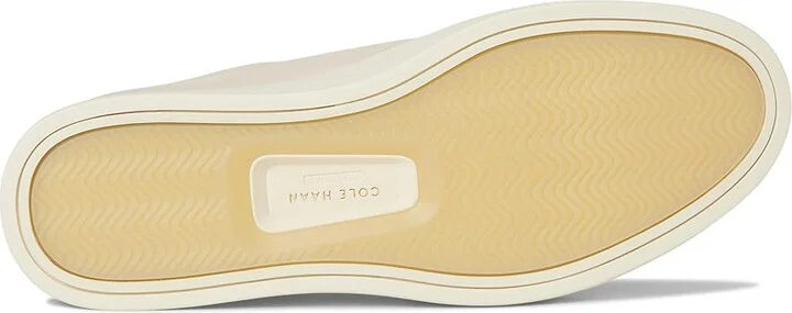 Cole Haan Grandpro Luxe Slip-On Sneakers Men's Shoes Ivory/Microchip/Ivory : 8.5 D - Medium, Leather - Image 3
