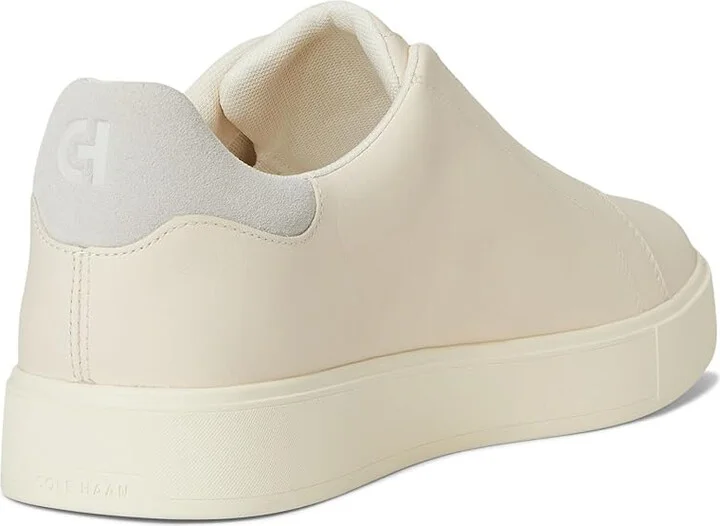 Cole Haan Grandpro Luxe Slip-On Sneakers Men's Shoes Ivory/Microchip/Ivory : 8.5 D - Medium, Leather - Image 4