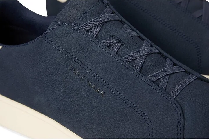 Cole Haan Grandpro Luxe Slip-On Sneakers Men's Shoes Navy Blazer Nubuck/Ivory : 8 W - Wide, Leather - Image 7