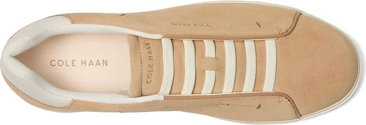 Cole Haan Grandpro Luxe Slip-On Sneakers Women's Snow Shoes Tuscan Sand Suede : 6 C - Wide, Leather - Image 2