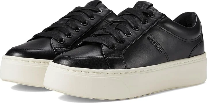 Cole Haan Grandpro Max Platform Sneakers Women's Shoes Black/Ivory : 8 B - Medium