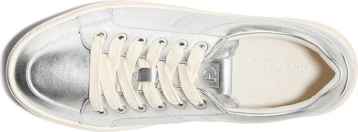 Cole Haan Grandpro Max Platform Sneakers Women's Shoes Silver Metallic : 8 C - Wide - Image 2