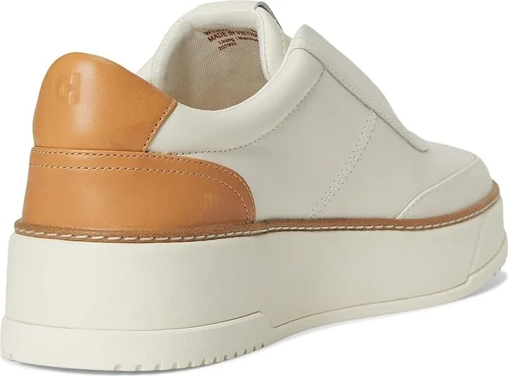 Cole Haan Grandpro Maxfield Slip-On Sneakers Women's Shoes Ivory/Biscuit : 11 B - Medium, Leather - Image 4