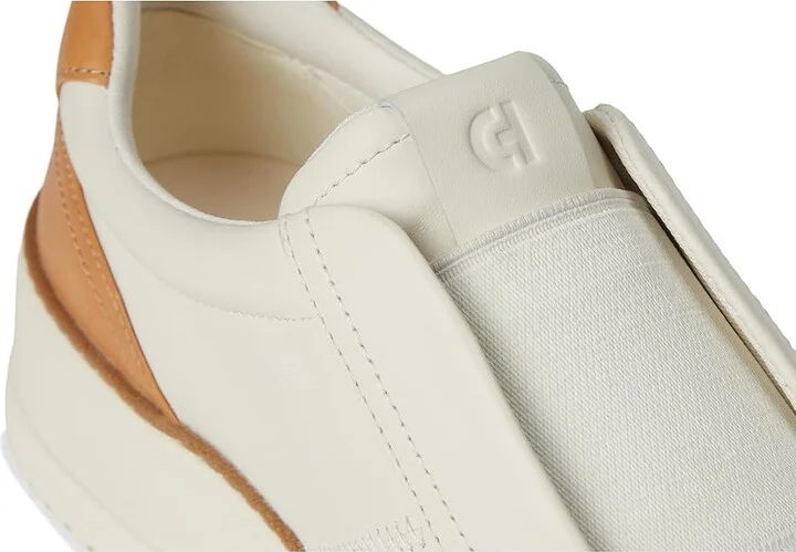 Cole Haan Grandpro Maxfield Slip-On Sneakers Women's Shoes Ivory/Biscuit : 11 B - Medium, Leather - Image 7