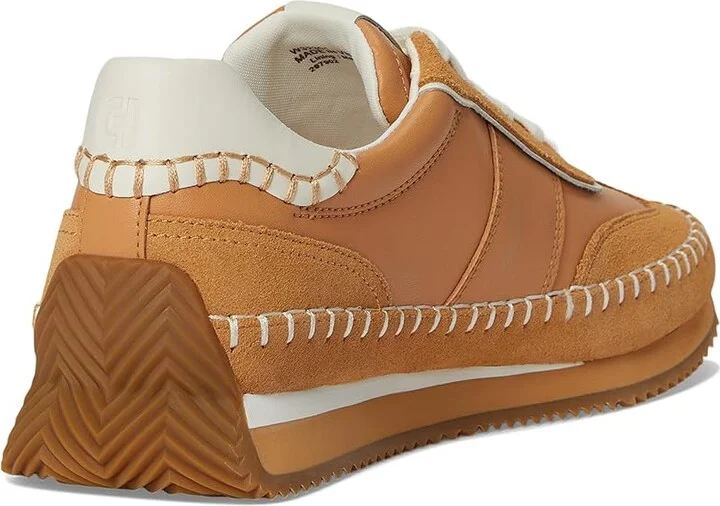 Cole Haan Grandpro Premier Runners Women's Shoes Biscuit/Suede/Ivory : 5.5 C - Wide, Leather/Suede - Image 4