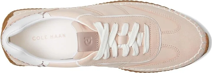 Cole Haan Grandpro Premier Runners Women's Shoes Cameo Rose/Suede/Optic White : 8.5 B - Medium, Leather/Suede - Image 2