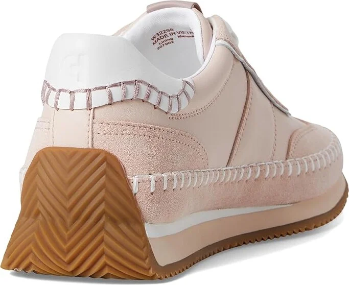 Cole Haan Grandpro Premier Runners Women's Shoes Cameo Rose/Suede/Optic White : 8.5 B - Medium, Leather/Suede - Image 4