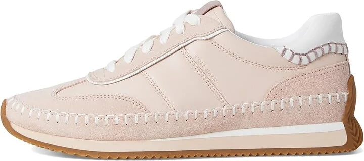 Cole Haan Grandpro Premier Runners Women's Shoes Cameo Rose/Suede/Optic White : 8.5 B - Medium, Leather/Suede - Image 6