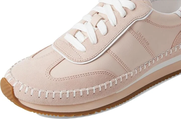 Cole Haan Grandpro Premier Runners Women's Shoes Cameo Rose/Suede/Optic White : 8.5 B - Medium, Leather/Suede - Image 7