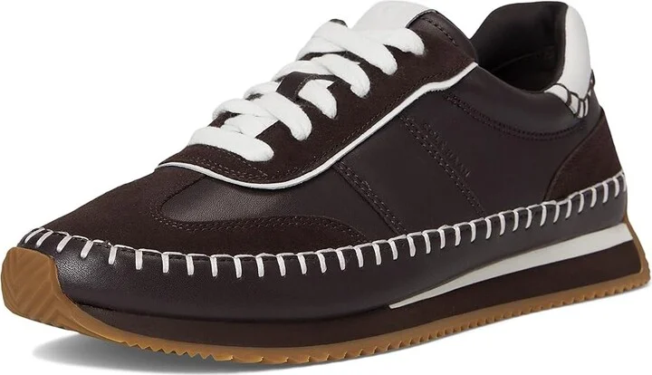 Cole Haan Grandpro Premier Runners Women's Shoes Dark Chocolate/White Leather : 11 B - Medium, Leather/Suede - Image 5