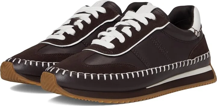 Cole Haan Grandpro Premier Runners Women's Shoes Dark Chocolate/White Leather : 11 B - Medium, Leather/Suede