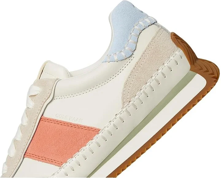 Cole Haan Grandpro Premier Runners Women's Shoes Ivory/Oat Suede : 10 C - Wide, Leather/Suede - Image 7