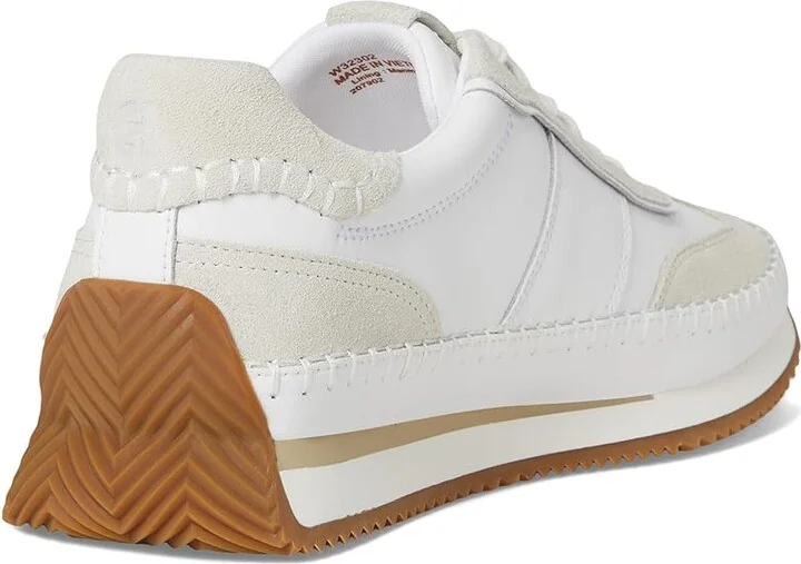 Cole Haan Grandpro Premier Runners Women's Shoes White/Silver Birchsuede : 6 B - Medium, Leather/Suede - Image 4