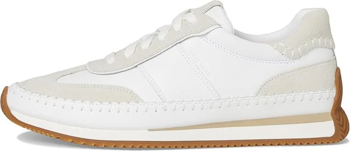 Cole Haan Grandpro Premier Runners Women's Shoes White/Silver Birchsuede : 6 B - Medium, Leather/Suede - Image 6