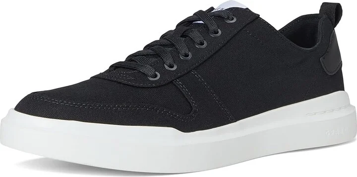 Cole Haan GrandPro Rally Canvas Court Sneaker Men's Shoes Black Canvas/Optic White : 7 D - Medium - Image 5