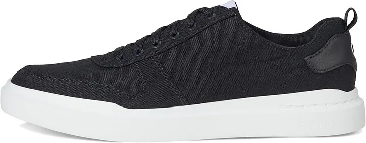 Cole Haan GrandPro Rally Canvas Court Sneaker Men's Shoes Black Canvas/Optic White : 7 D - Medium - Image 6
