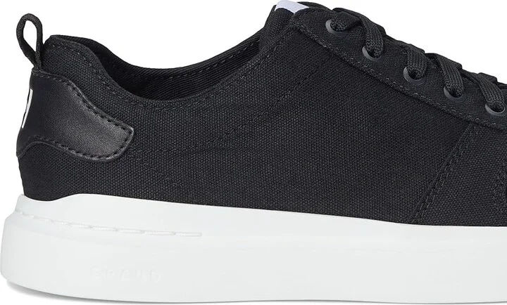 Cole Haan GrandPro Rally Canvas Court Sneaker Men's Shoes Black Canvas/Optic White : 7 D - Medium - Image 7