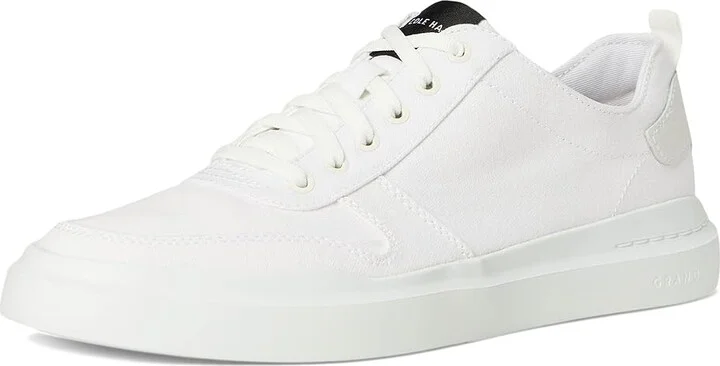 Cole Haan GrandPro Rally Canvas Court Sneaker Men's Shoes Optic White Canvas : 7 D - Medium - Image 5