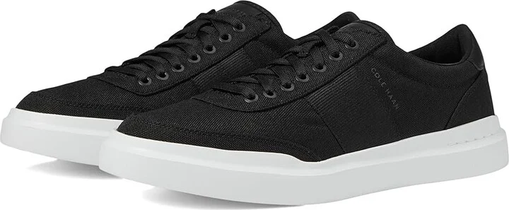 Cole Haan Grandpro Rally Canvas II Men's Lace-up Boots Black/Optic White : 11 D - Medium, Leather/Suede