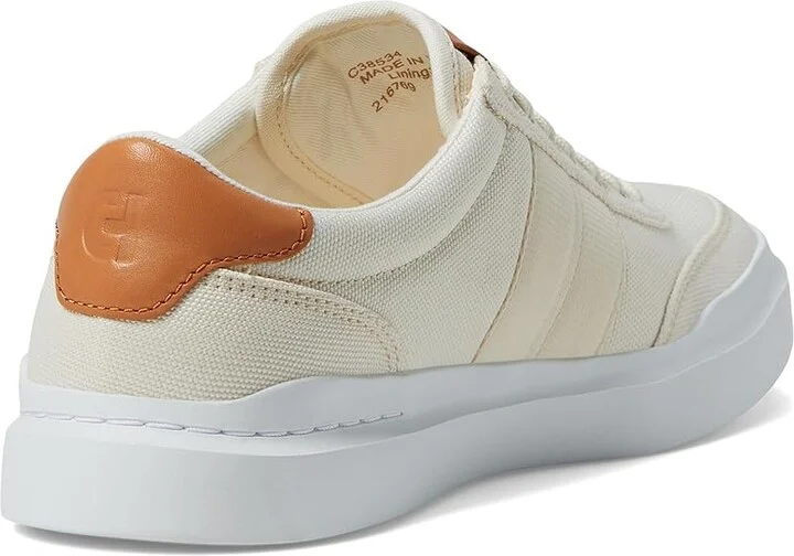 Cole Haan Grandpro Rally Canvas II Men's Lace-up Boots Ivory/Natural Tan/Optic White : 12 D - Medium, Leather/Suede - Image 4