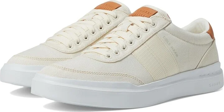 Cole Haan Grandpro Rally Canvas II Men's Lace-up Boots Ivory/Natural Tan/Optic White : 12 D - Medium, Leather/Suede