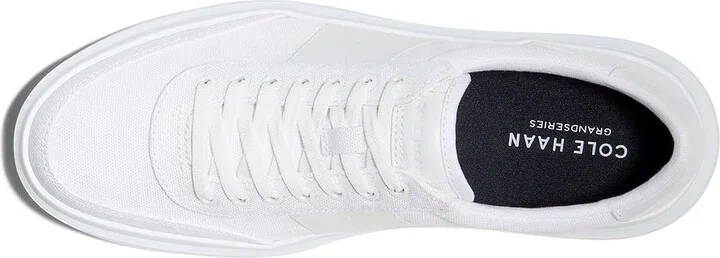 Cole Haan Grandpro Rally Canvas II Men's Lace-up Boots White/White : 9.5 D - Medium, Leather/Suede - Image 2
