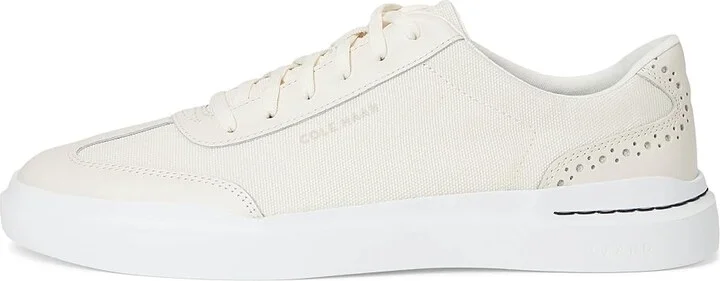 Cole Haan Grandpro Rally Canvas T-Toe Sneaker Men's Shoes Ivory/Ivory/Optic White : 7 W - Wide - Image 6