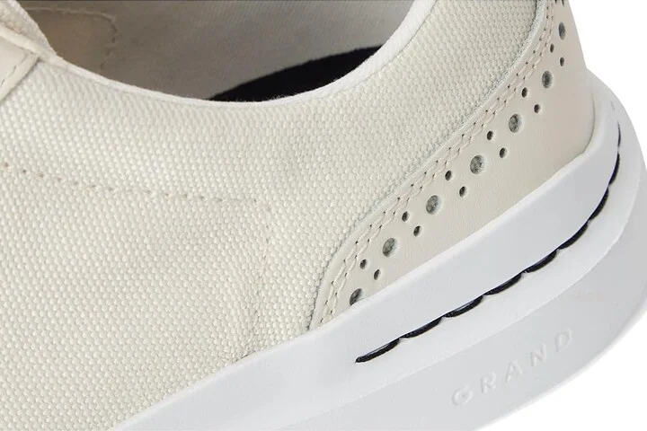 Cole Haan Grandpro Rally Canvas T-Toe Sneaker Men's Shoes Ivory/Ivory/Optic White : 7 W - Wide - Image 7