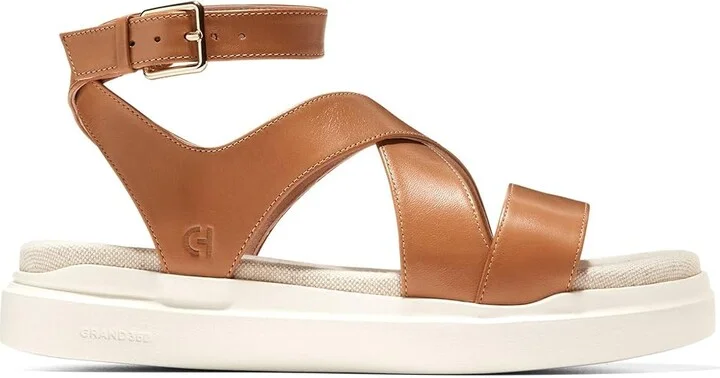 Cole Haan Grandpro Rally Castine Sandals Women's Sandals Pecan/Ivory : 8.5 B - Medium, Leather/Rubber - Image 7
