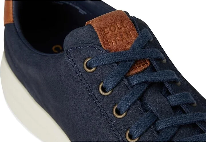 Cole Haan Grandpro Rally Ltt Sneaker Men's Lace-up Boots Navy Blazer Nubuck/British Tan/Ivory : 9.5 D - Medium, Synthetic - Image 7