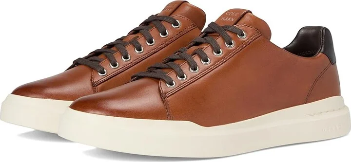 Cole Haan Grandpro Rally LTT Sneakers Men's Lace-up Boots Ironstone/Grey Pinstripe/Ivory 1 : 10 W - Wide, Synthetic