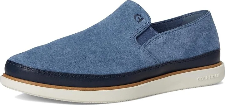 Cole Haan Grandpro Strawspoint Twin Gore Men's Lace-up Boots China Blue/Navy Blazer/Ivory : 11 D - Medium, Leather - Image 5