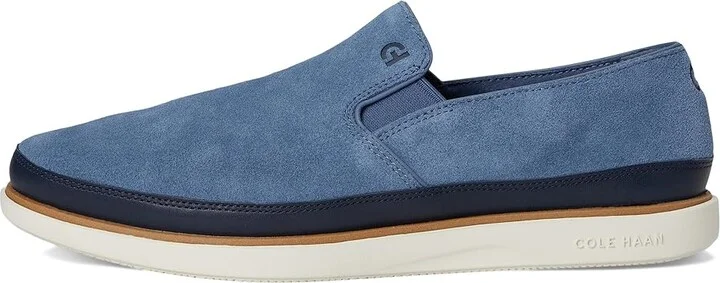 Cole Haan Grandpro Strawspoint Twin Gore Men's Lace-up Boots China Blue/Navy Blazer/Ivory : 11 D - Medium, Leather - Image 6