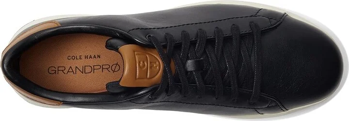 Cole Haan Grandpro Tennis Sneaker Men's Shoes Black/British Tan : 10 D - Medium, Leather - Image 3