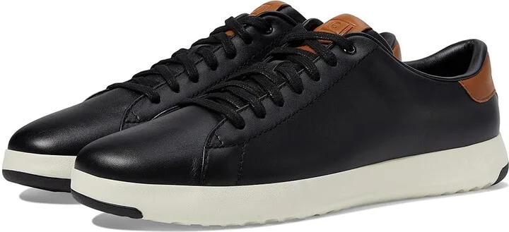 Cole Haan Grandpro Tennis Sneaker Men's Shoes Black/British Tan : 10 D - Medium, Leather