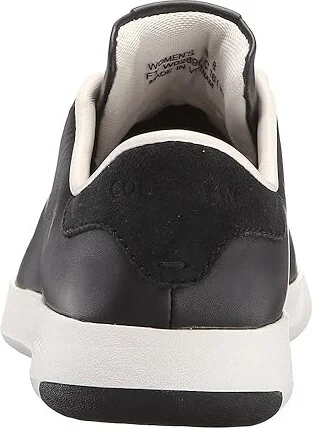 Cole Haan Grandpro Tennis Women's Lace up casual Shoes Black/Optic White : 5 B - Medium, Leather - Image 5
