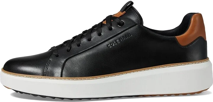 Cole Haan Grandpro Topspin Golf Men's Lace-up Boots Black/Pecan/Optic White : 11 D - Medium, Leather - Image 6
