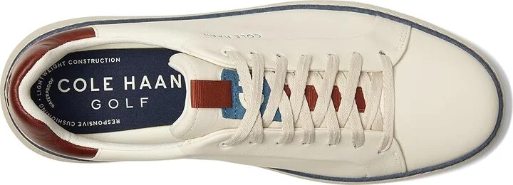 Cole Haan Grandpro Topspin Golf Men's Lace-up Boots Ivory/Auburn/Ancient Scroll : 13 W - Wide, Leather - Image 2