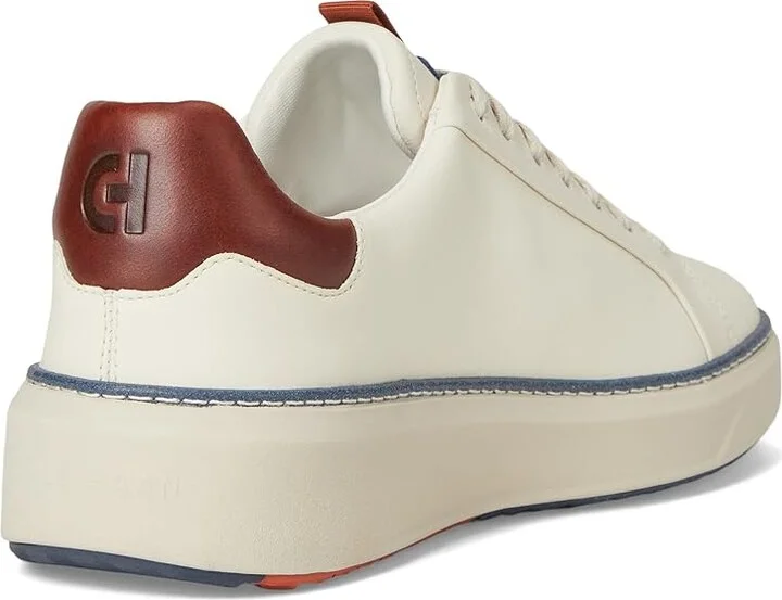 Cole Haan Grandpro Topspin Golf Men's Lace-up Boots Ivory/Auburn/Ancient Scroll : 13 W - Wide, Leather - Image 4
