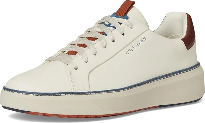 Cole Haan Grandpro Topspin Golf Men's Lace-up Boots Ivory/Auburn/Ancient Scroll : 13 W - Wide, Leather - Image 5