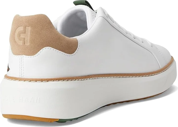 Cole Haan Grandpro Topspin Golf Men's Lace-up Boots Optic White : 7 D - Medium, Leather - Image 4