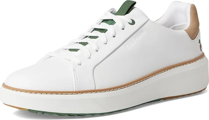 Cole Haan Grandpro Topspin Golf Men's Lace-up Boots Optic White : 7 D - Medium, Leather - Image 5