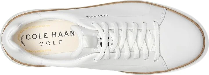 Cole Haan Grandpro Topspin Golf Men's Lace-up Boots Optic White/Natural/Optic White : 12 D - Medium, Leather - Image 2