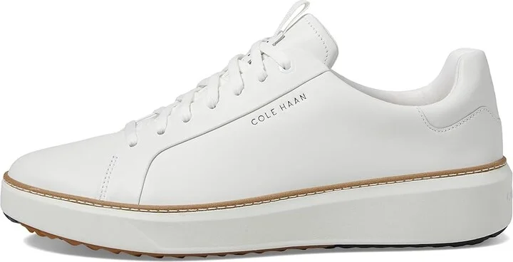 Cole Haan Grandpro Topspin Golf Men's Lace-up Boots Optic White/Natural/Optic White : 12 D - Medium, Leather - Image 6