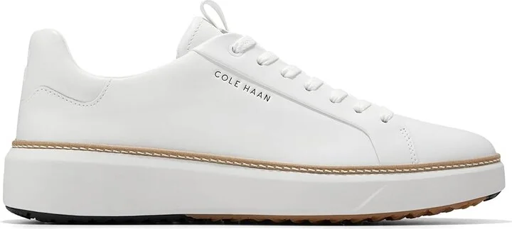 Cole Haan Grandpro Topspin Golf Men's Lace-up Boots Optic White/Natural/Optic White : 12 D - Medium, Leather - Image 7