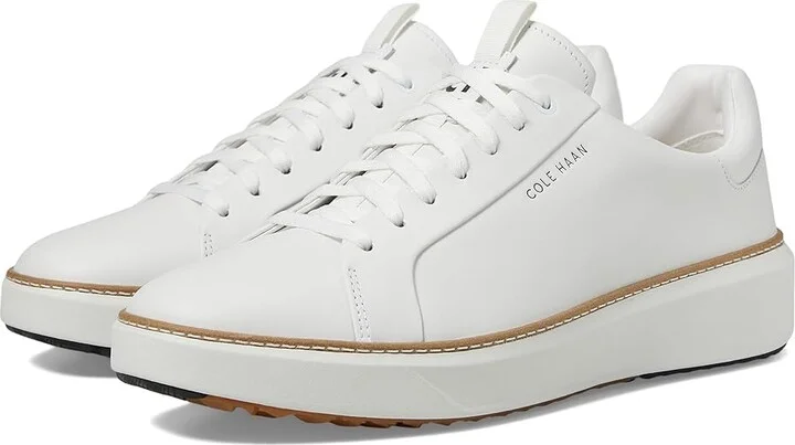 Cole Haan Grandpro Topspin Golf Men's Lace-up Boots Optic White/Natural/Optic White : 12 D - Medium, Leather