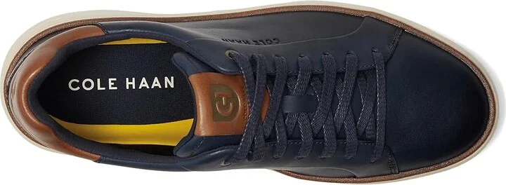 Cole Haan Grandpro Topspin Sneaker Men's Shoes Navy Blazer Leather/British Tan/Ivory : 10 D - Medium - Image 2