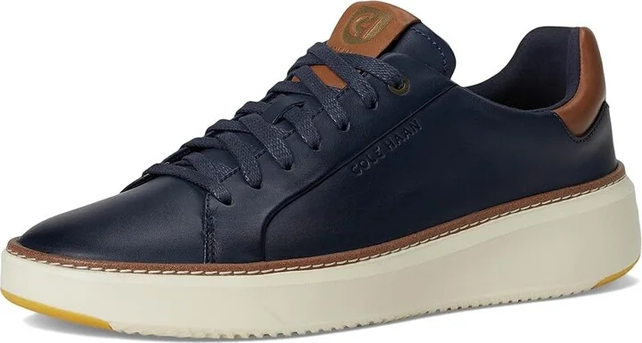 Cole Haan Grandpro Topspin Sneaker Men's Shoes Navy Blazer Leather/British Tan/Ivory : 10 D - Medium - Image 5