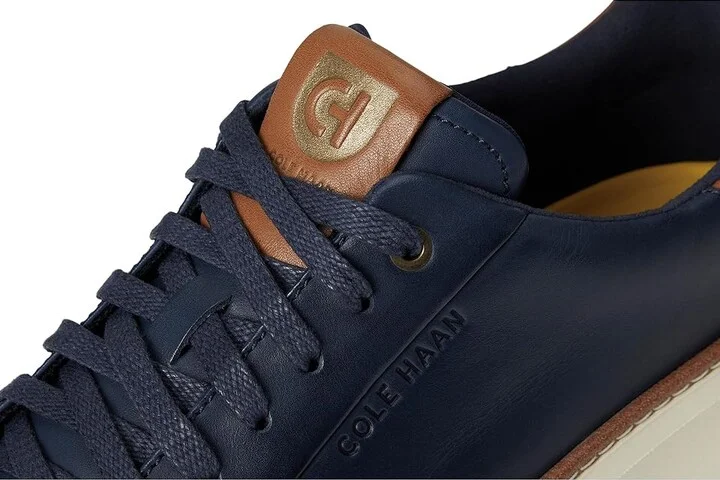 Cole Haan Grandpro Topspin Sneaker Men's Shoes Navy Blazer Leather/British Tan/Ivory : 10 D - Medium - Image 7
